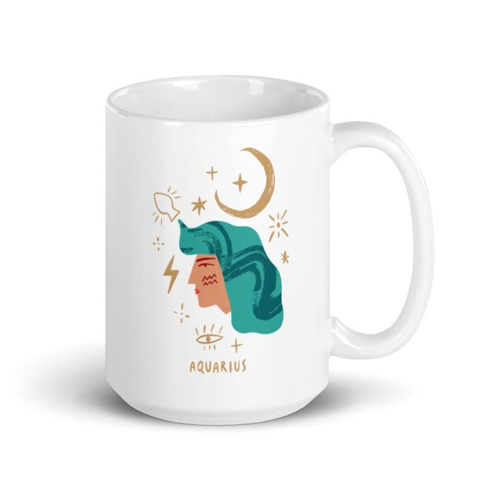 Aquarius Zodiac Girl Coffee Mug