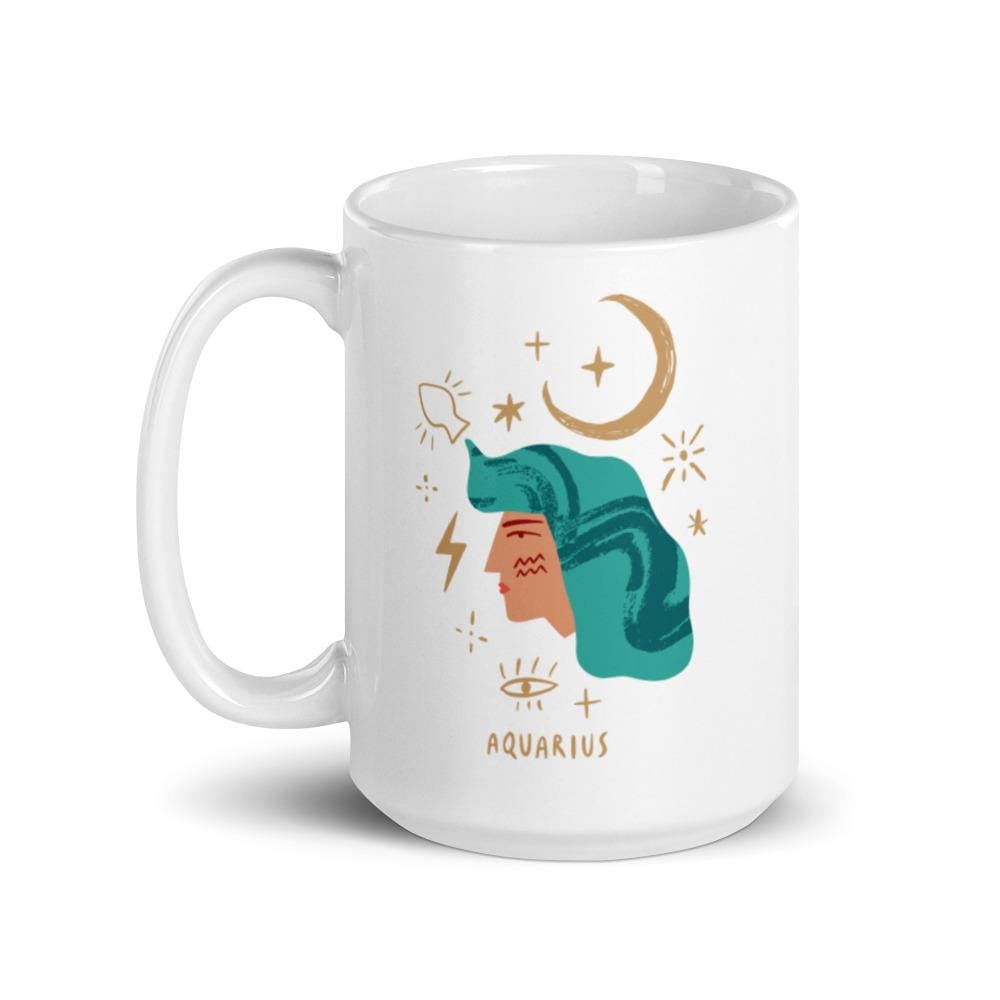 Aquarius Zodiac Girl Coffee Mug