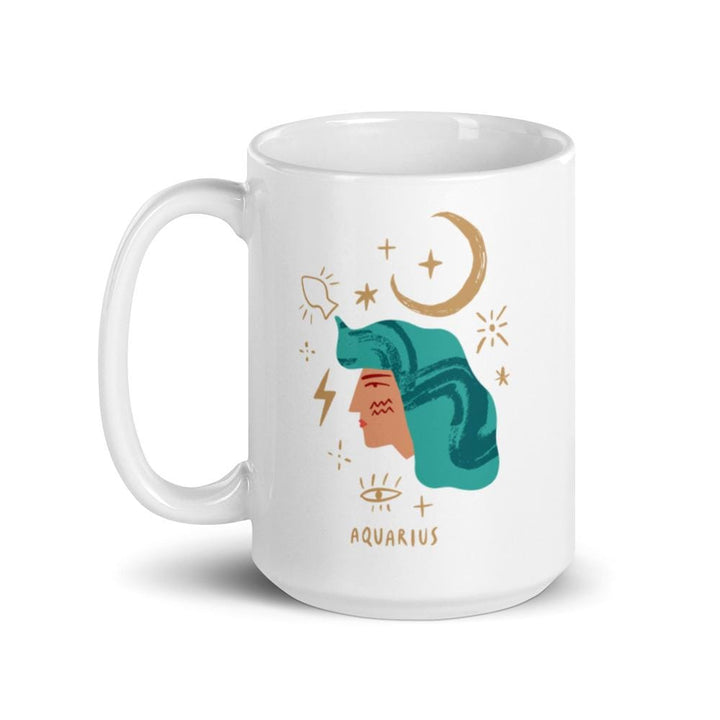 Aquarius Zodiac Girl Coffee Mug