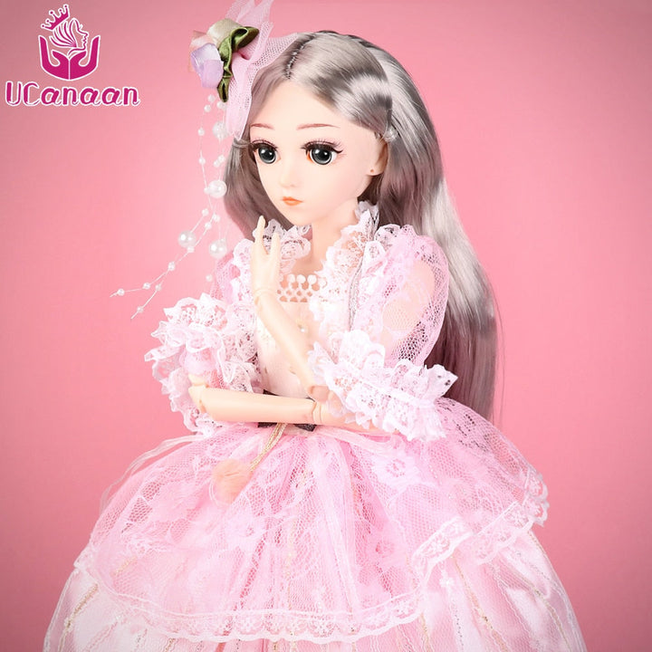 18inch 18 ball jointed dolls with clothes outfit Apparel & Accessories > Shoes wig hair makeup toys
