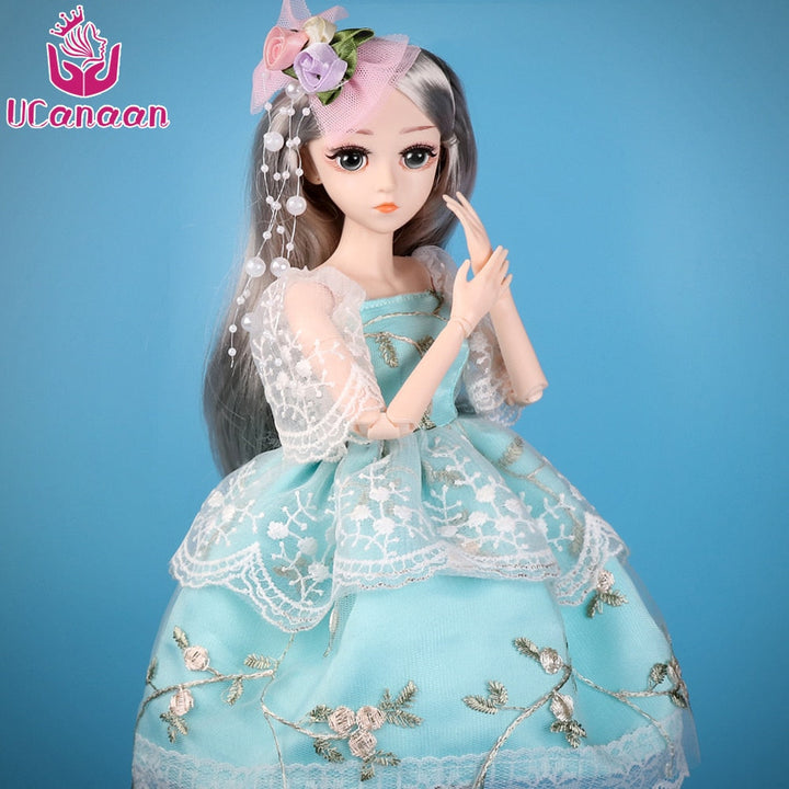 18inch 18 ball jointed dolls with clothes outfit Apparel & Accessories > Shoes wig hair makeup toys
