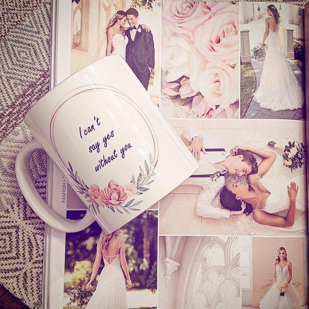 Bridesmaid wedding customized mug