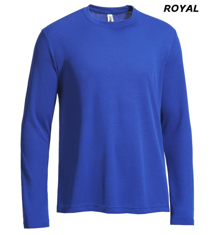AJ901D Men's Long Sleeve Tec Tee