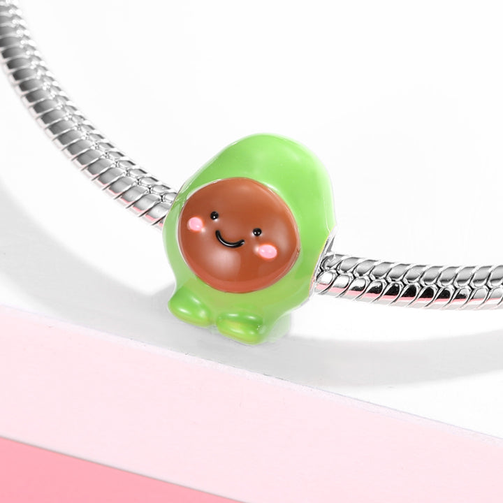 Designer Charms 925 Sterling Silver Duck Clown Piglet Avocado Pumpkin Enamel Beads Pendant Jewelry Fit Women Bracelets Necklace