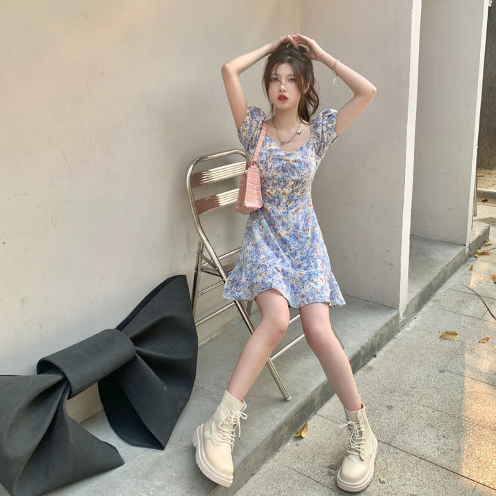 Long dress dovetail green shorts solid casual designs v neck velvet women dress