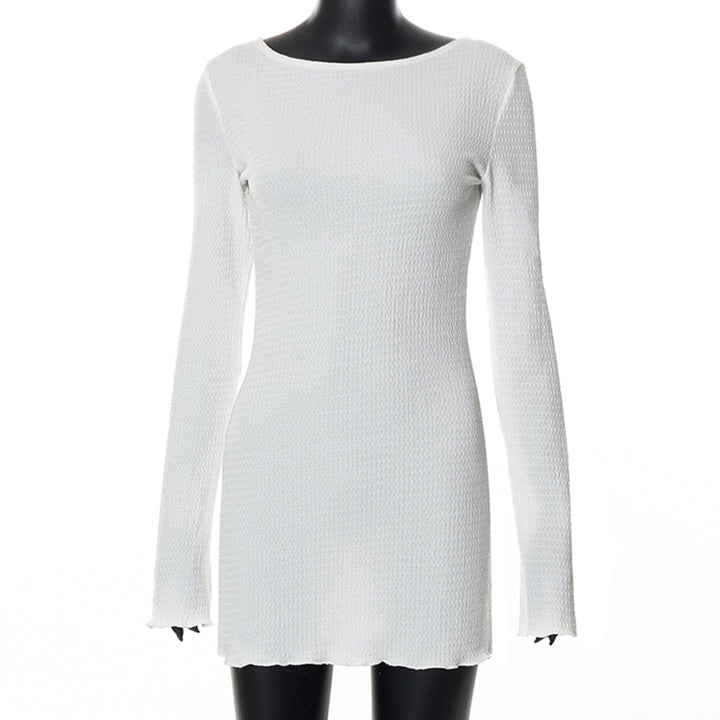 Casual mini stripe womens dress new arrival