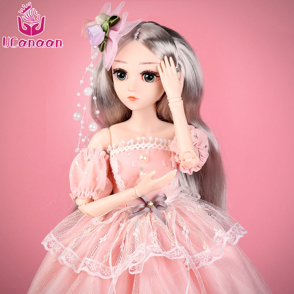 18inch 18 ball jointed dolls with clothes outfit Apparel & Accessories > Shoes wig hair makeup toys