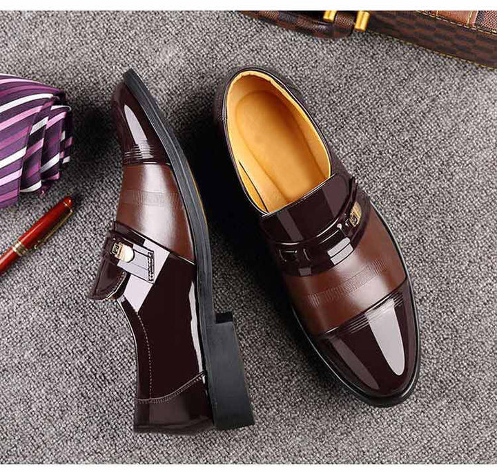 2021 Wholesale Casual Fashion Genuine Leather Men Shoes for Speech Occasion
