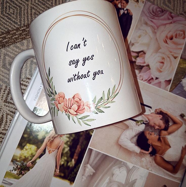 Bridesmaid wedding customized mug