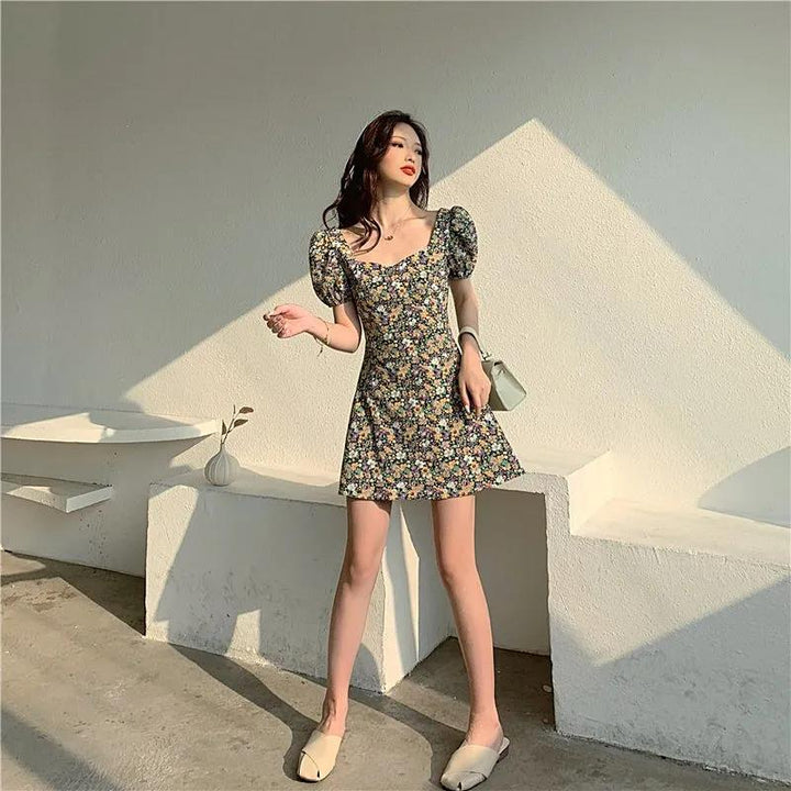 Long dress dovetail green shorts solid casual designs v neck velvet women dress