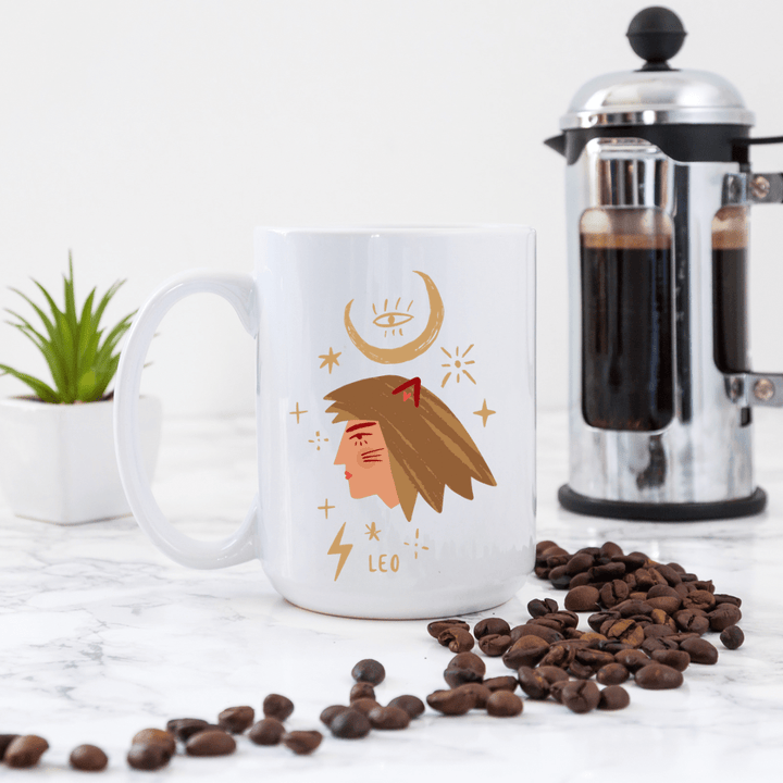 Leo Zodiac  Girl Coffee Mug