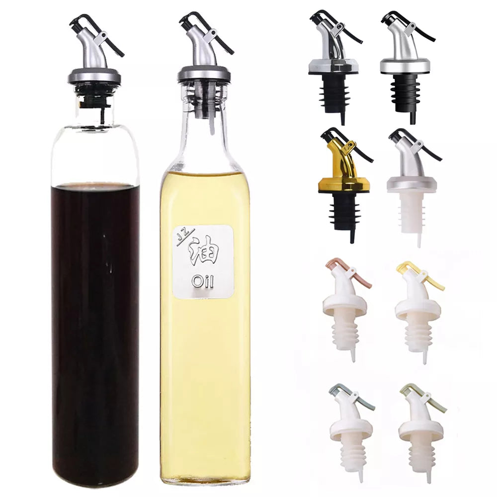 Olive Oil Bottle Wine Sauce Liquor Oil Dispenser ASB Lock Leak-Proof Plug