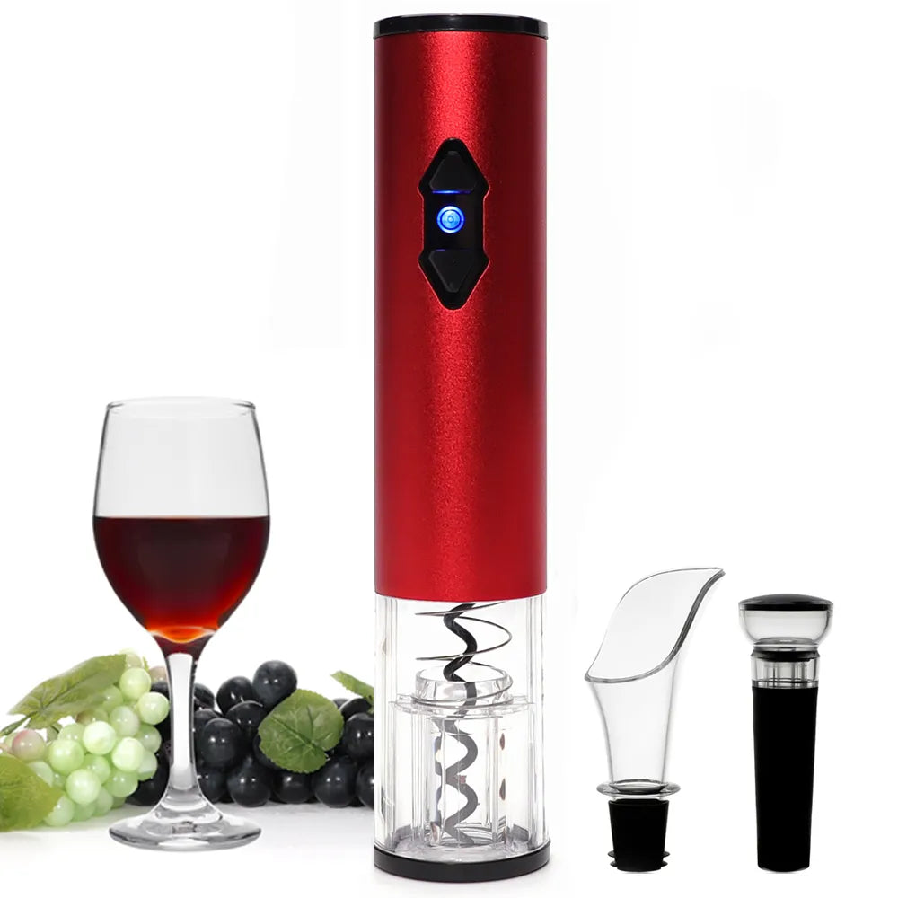 Electric Wine Opener, Battery With Foil Cutter, Kitchen Party Bar tool