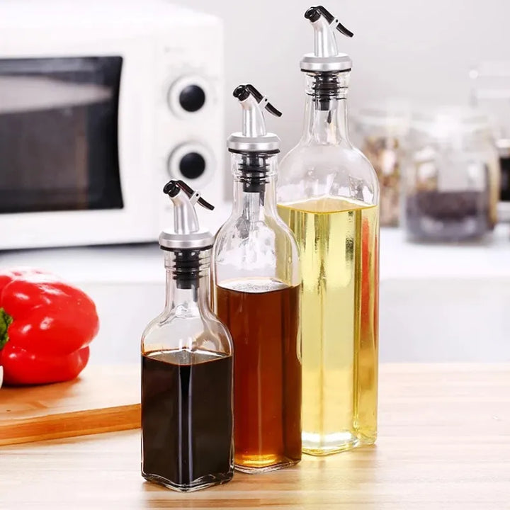 Olive Oil Bottle Wine Sauce Liquor Oil Dispenser ASB Lock Leak-Proof Plug