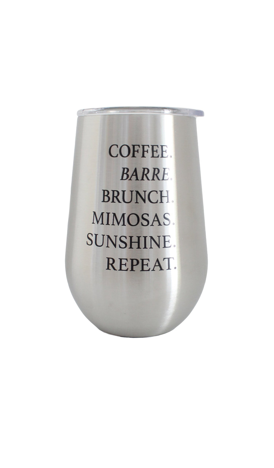 Wine Tumbler | Brushed Silver