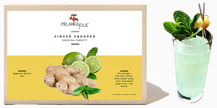 Mélange Jolie Ginger Squared Cocktail SipKit™