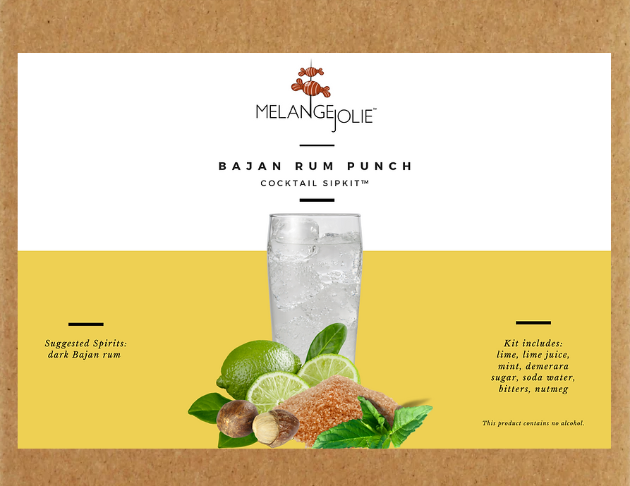 Mélange Jolie Bajan Rum Punch Cocktail SipKit™