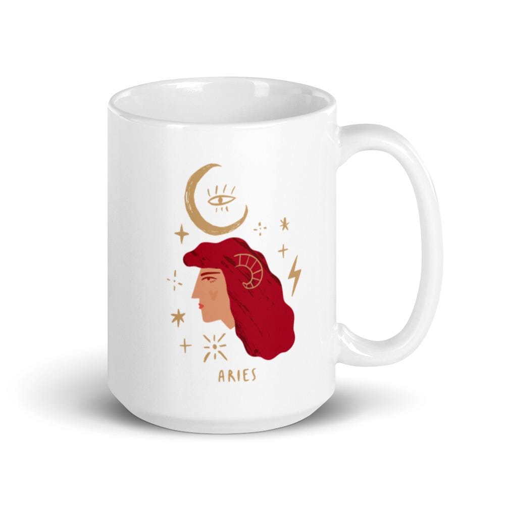 Aries Zodiac Girl Coffee Mug