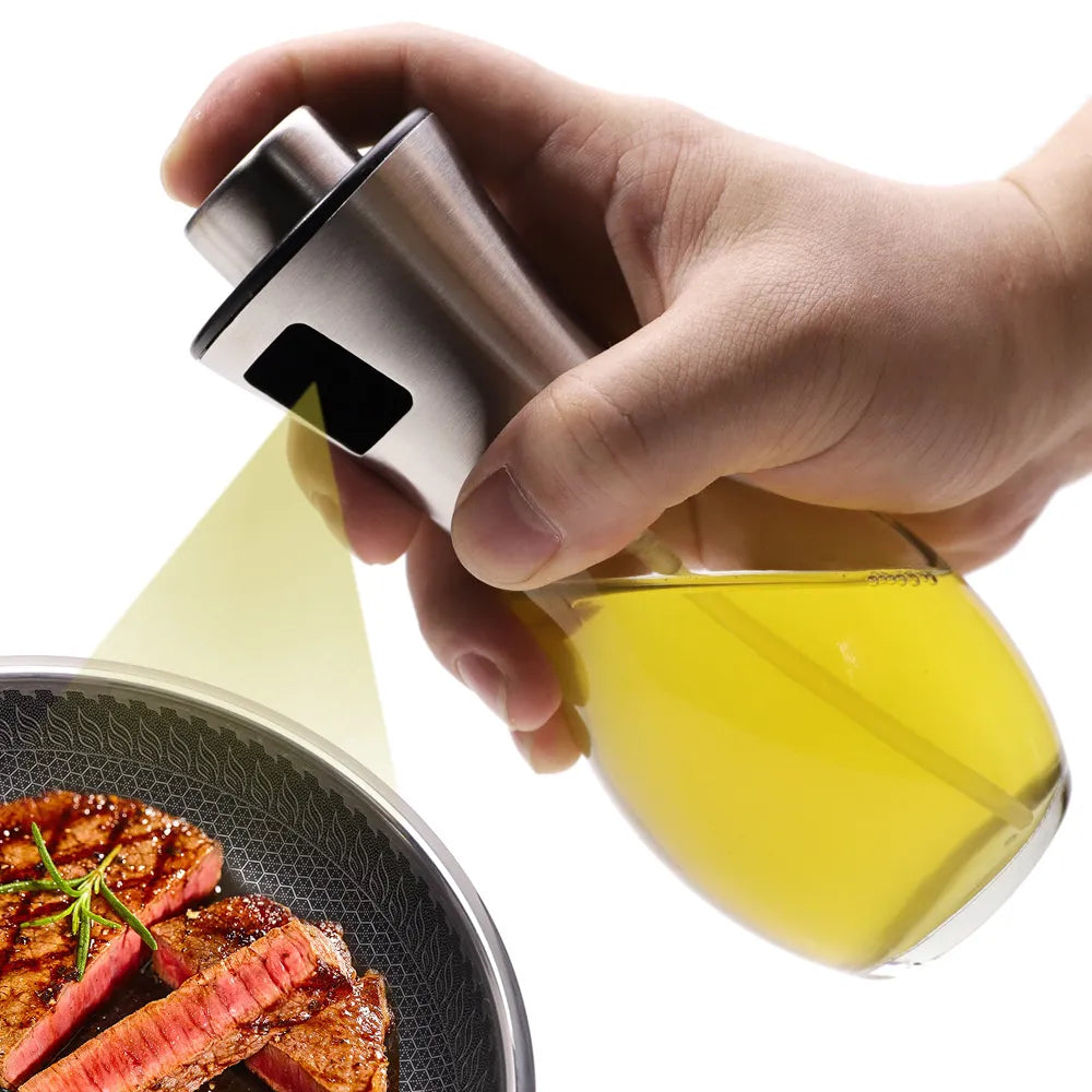 Olive Oil Sprayer Dispenser for BBQ Air Fryer, Premium Glass, Kitchenware