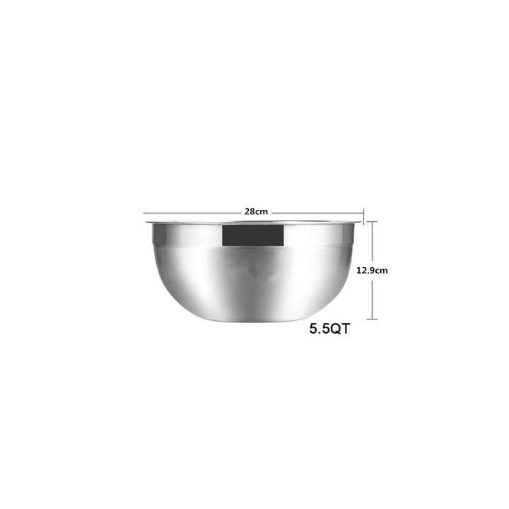 Stainless Steel Mixing Bowls Non Slip Nesting Whisking Kitchen Mixing Bowls Set