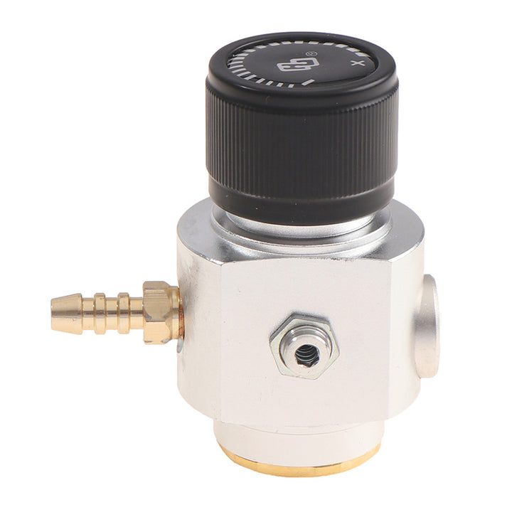 Mini Co2 Gas Regulator 0-90 PSI Keg Charger With 8mm Barb for Beer Wine Making &amp; Carbonated Soda Water