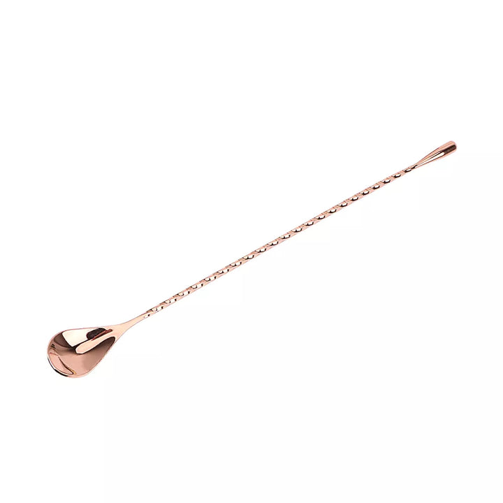 30/40cm Stainless Steel Stir Bar Spoon Spiral Pattern  Bar Tool