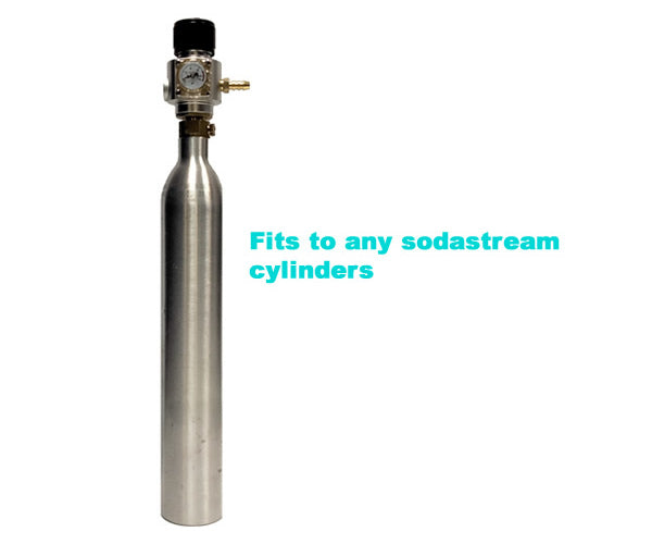 0.6L Aluminium Co2 Sodastream Cylinder with Co2 Gas