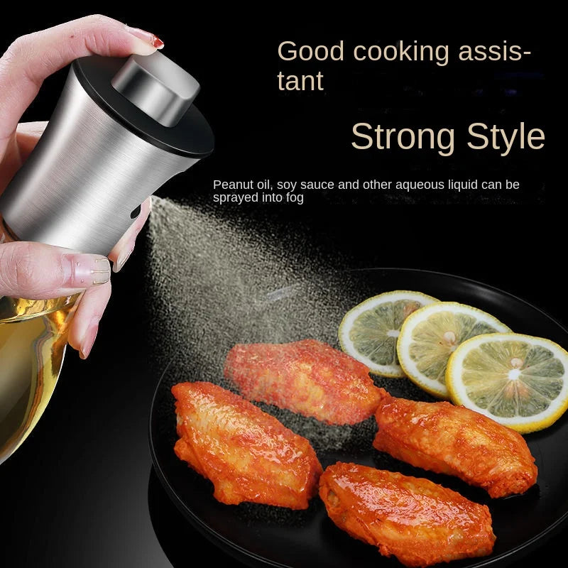 Oil Spray Bottle Barbecue Multi-Function Air Fryer Glass High-Pressure Baking