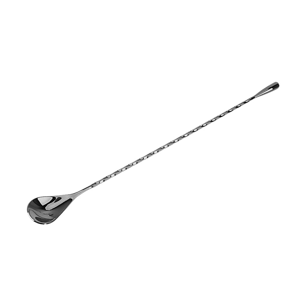 30/40cm Stainless Steel Stir Bar Spoon Spiral Pattern  Bar Tool