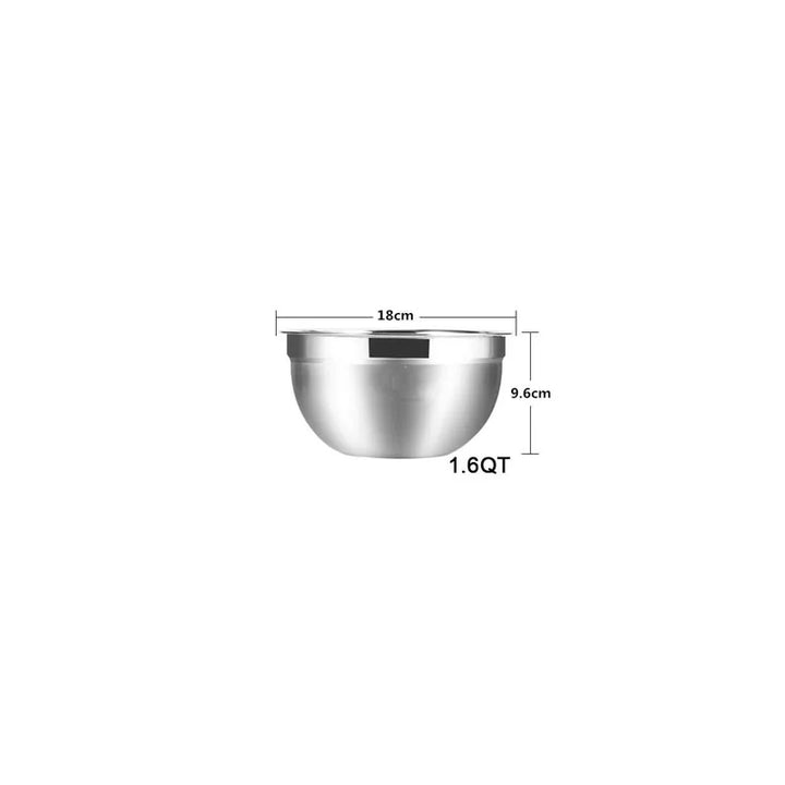 Stainless Steel Mixing Bowls Non Slip Nesting Whisking Kitchen Mixing Bowls Set