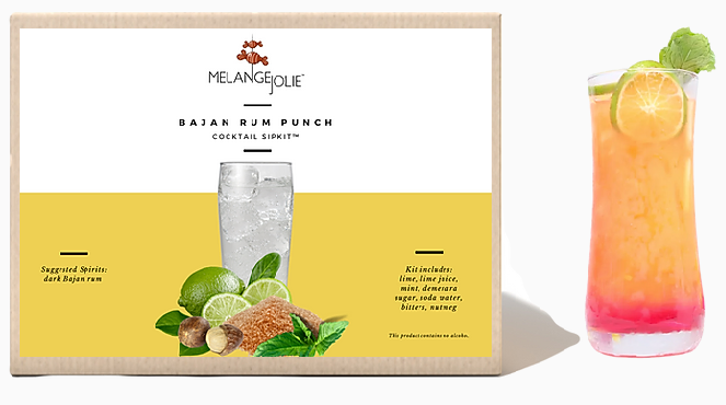 Mélange Jolie Bajan Rum Punch Cocktail SipKit™