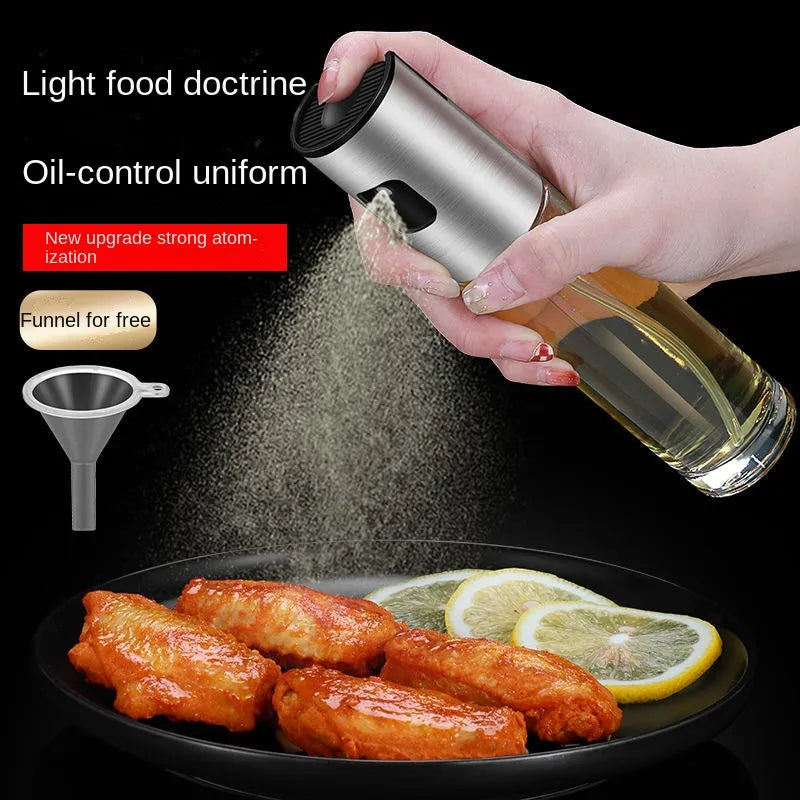 Oil Spray Bottle Barbecue Multi-Function Air Fryer Glass High-Pressure Baking