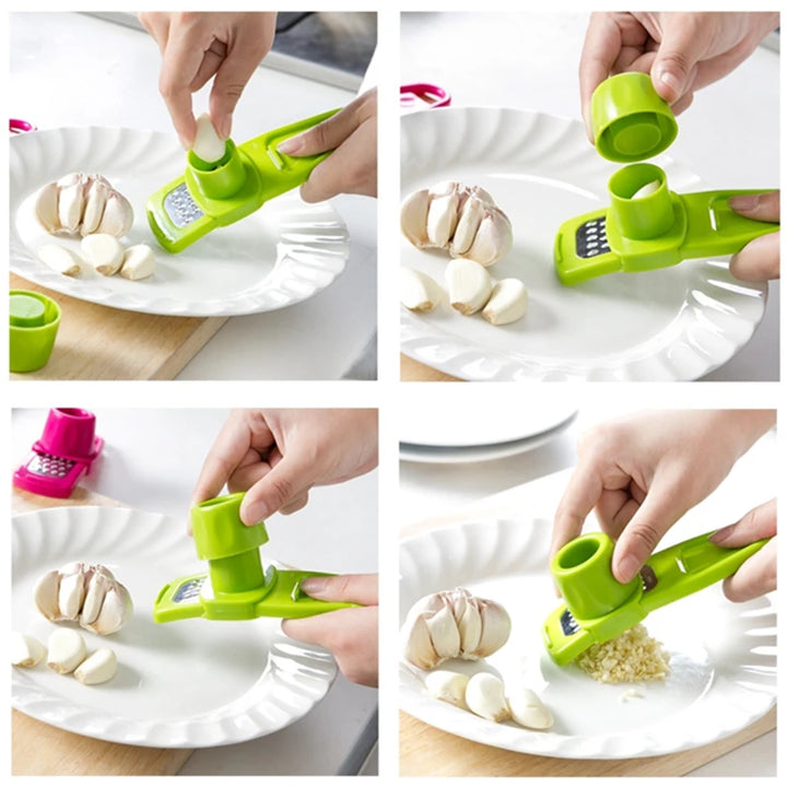 1PC Multi Functional Ginger Garlic Grinding Grater Slicer Cutter Kitchen tool