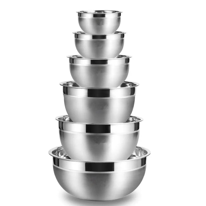 Stainless Steel Mixing Bowls Non Slip Nesting Whisking Kitchen Mixing Bowls Set