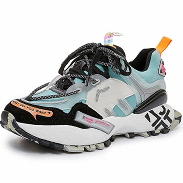 Colorful mens sneakers breathable chunky Apparel & Accessories > Shoes trainers