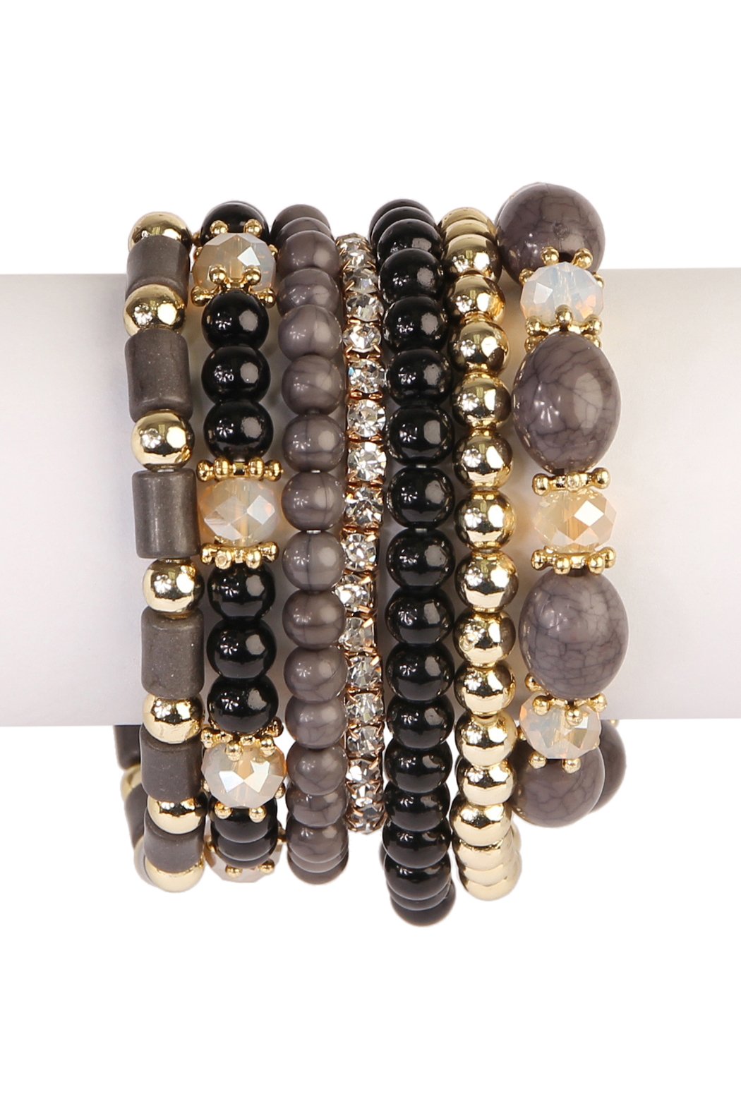 Multibead stackable bracelet