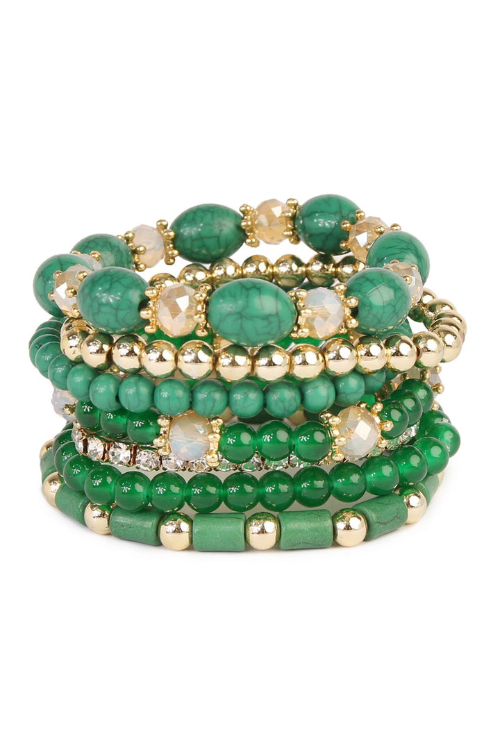 Multibead stackable bracelet