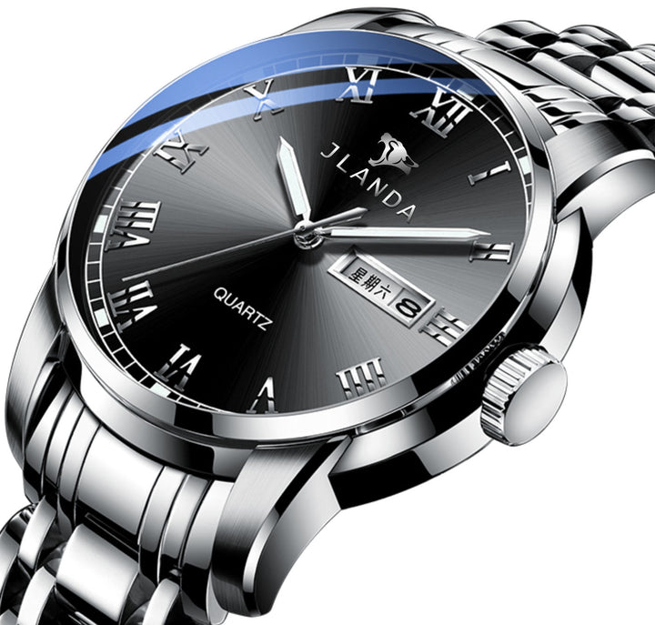 Luxury waterproof quartz brand wristwatches for men