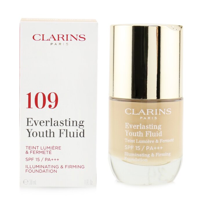 CLARINS - Everlasting Youth Fluid Illuminating & Firming Foundation SPF 15 30ml/1oz