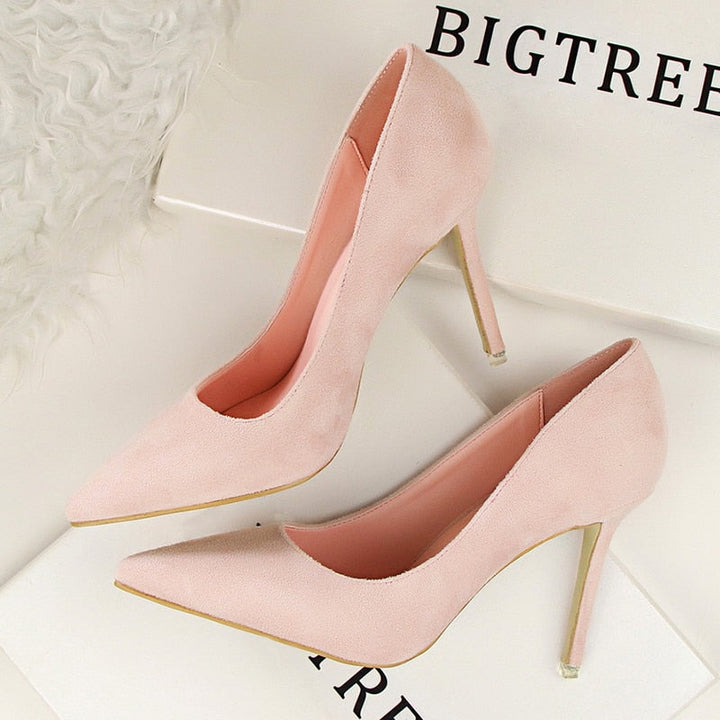 Women pumps fashion 9cm high heels Apparel & Accessories > Shoes pointed toe