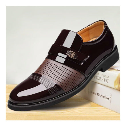 2021 New Hot-Selling Men's Leather Shoes Bright Leather Formal Fashion Business Men's Shoes Wholesale