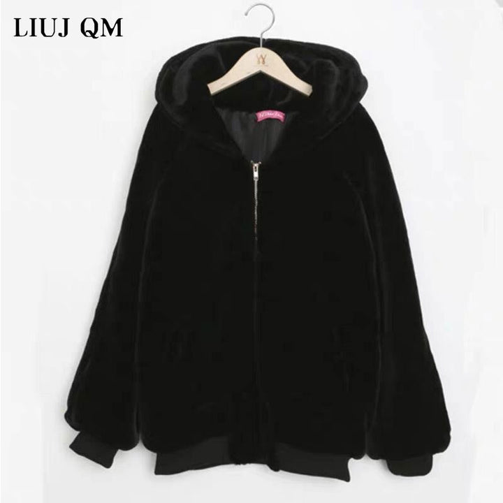 Winter thich warm fauz fur new fashion coat