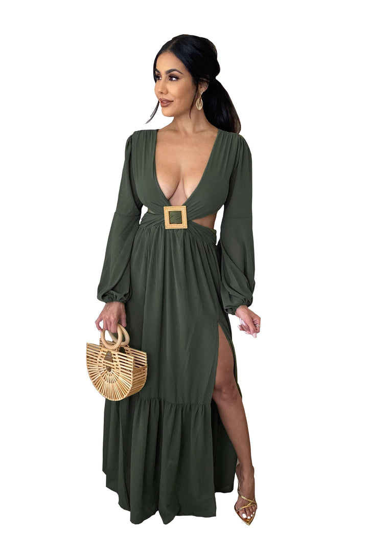 Fashion sexy elegant dresses long sleeve dress party wearf or women