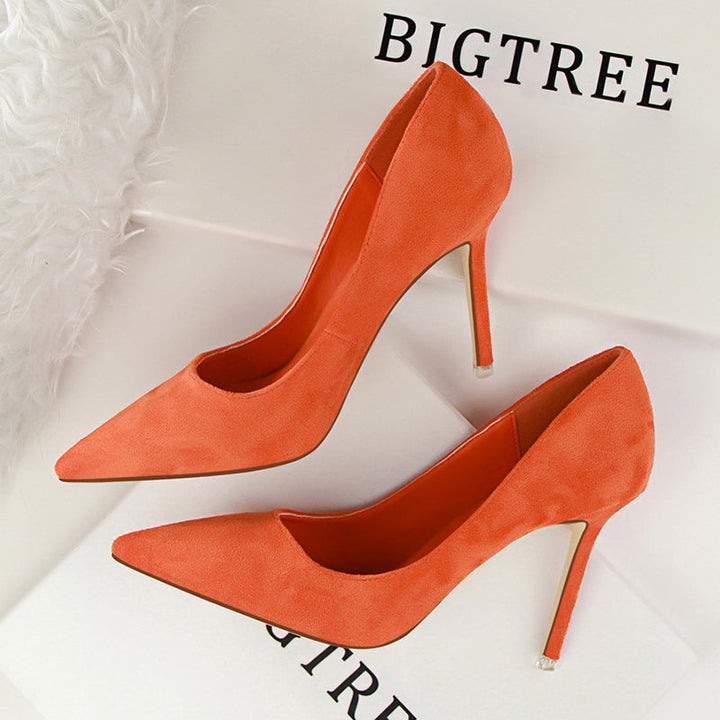 Women pumps fashion 9cm high heels Apparel & Accessories > Shoes pointed toe