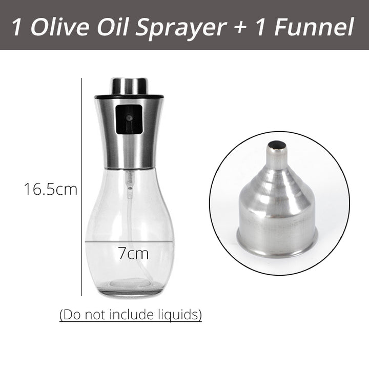 Olive oil sprayer dispenser vinegar glass bottle leak proof kitchen tools