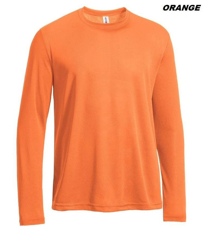 AJ901D Men's Long Sleeve Tec Tee