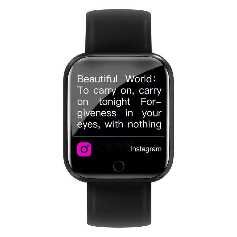 Smart Watch With Bracelet - Black