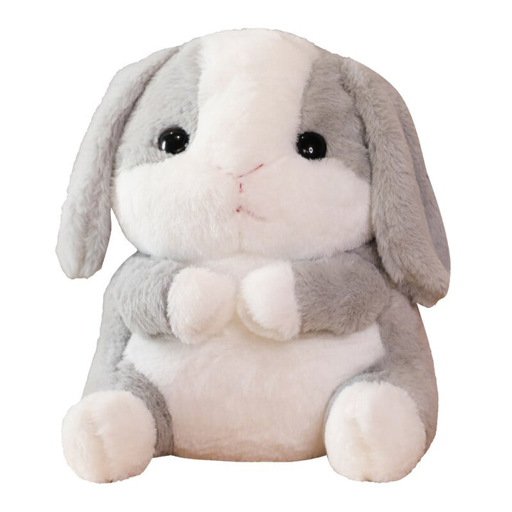 Gifls furry rabbit cartoon plush shoulder bags