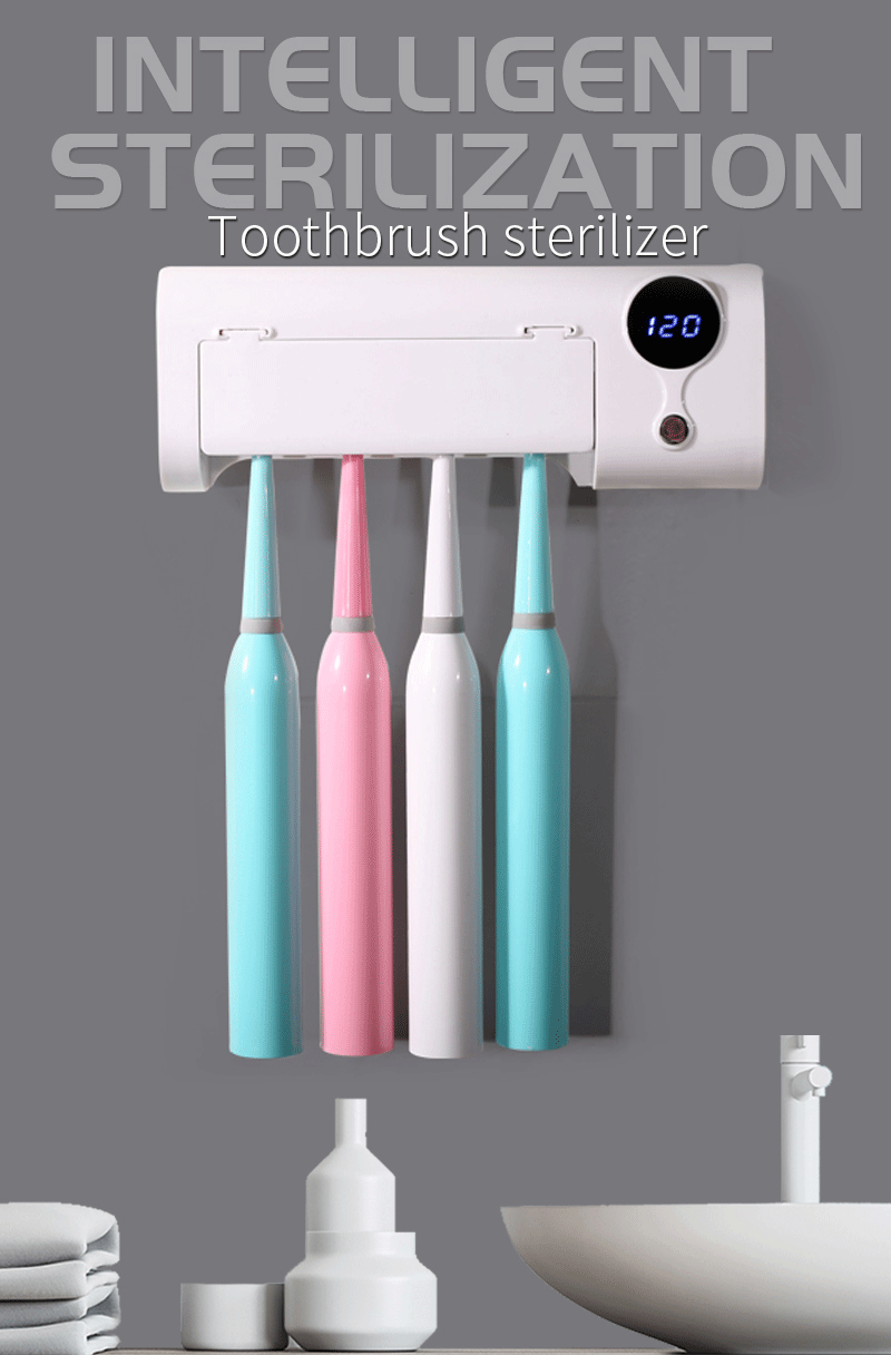 Customized sterilizer box toothbrush holder for family use