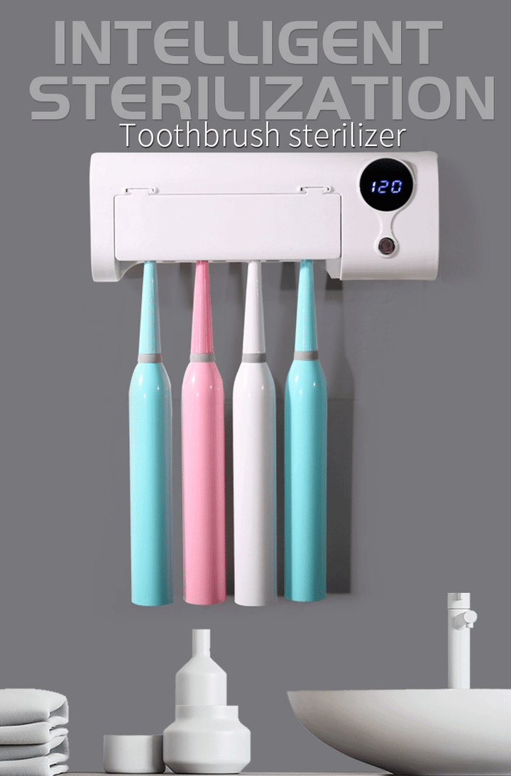 Customized sterilizer box toothbrush holder for family use